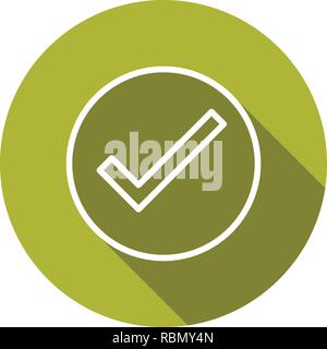 Vector Valid Icon Stock Vector