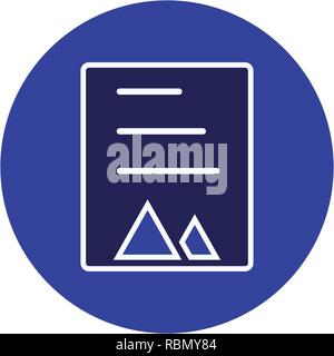 Vector Document Icon Stock Vector