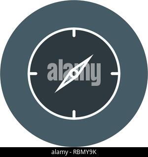 Vector Compass Icon Stock Vector
