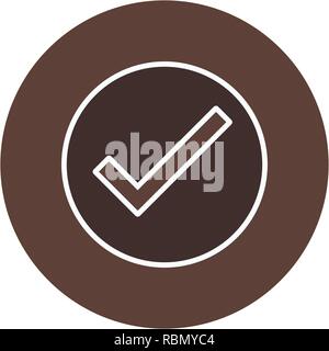 Vector Valid Icon Stock Vector