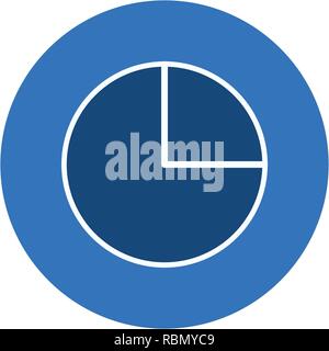 Vector Pie Chart Icon Stock Vector