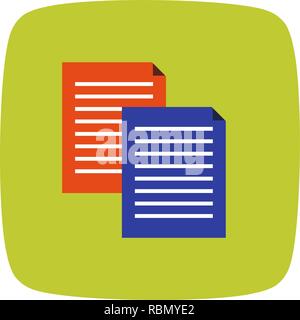 Vector Files Icon Stock Vector