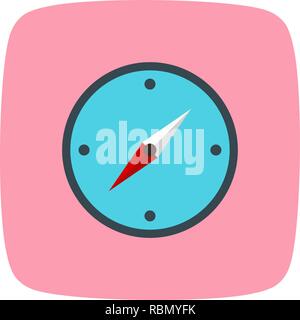 Vector Compass Icon Stock Vector