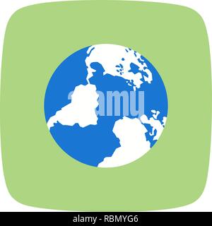 Vector Globe Icon Stock Vector