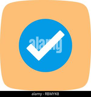 Vector Valid Icon Stock Vector