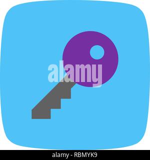 Vector Key Icon Stock Vector