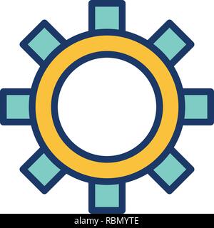 Vector Settings Icon Stock Vector