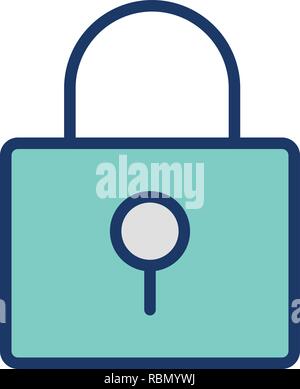 Vector Lock Icon Stock Vector