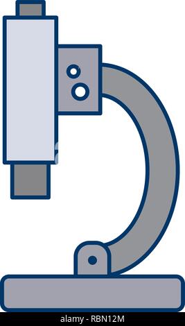 Vector Microscope Icon Stock Vector