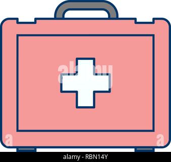 Vector First Aid Box Icon Stock Vector