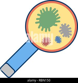 Vector Bacteria Icon Stock Vector