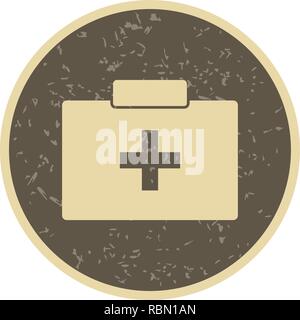 Vector First Aid Box Icon Stock Vector