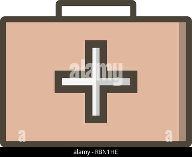 Vector First Aid Box Icon Stock Vector