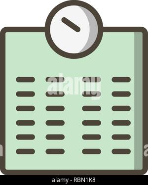 Vector Weighting Machine Icon Stock Vector