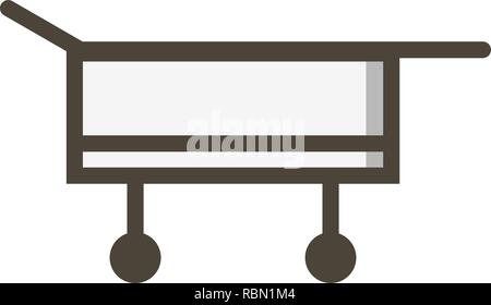 Vector Stretcher Icon Stock Vector