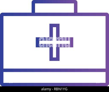 Vector First Aid Box Icon Stock Vector
