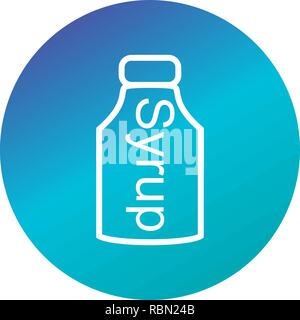 Vector Syrup Icon Stock Vector