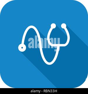 Vector Stethoscope Icon Stock Vector