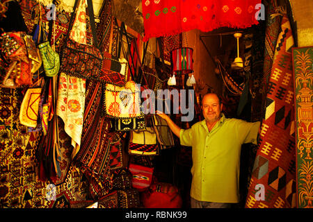 Ghassan Wasdeh carpets, at the Tekkiyé Suleimaniyé. Damascus. Syria, Middle East Stock Photo