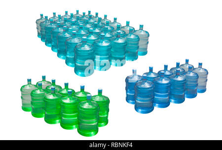 Big plastic water bottle isolated on white Stock Photo - Alamy