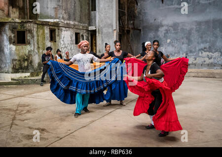 CUBAN MODERN DANCE CENTER CENTRAL HAVANA                        HAVANA CUBA Stock Photo