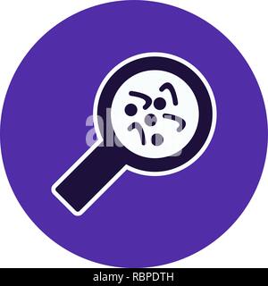 Vector Bacteria Icon Stock Vector