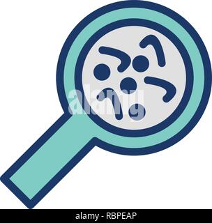 Vector Bacteria Icon Stock Vector