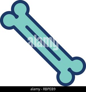 Vector Bone Icon Stock Vector