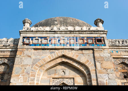 Dome and relics at the Lodi Gardens in New Delhi, India. Example of Mughal architecture. Stock Photo