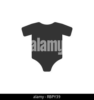 Kids Onesie icon. Vector illustration, flat design. Stock Vector