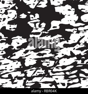 Grunge Urban Background. Simple Black Distressed Grain Dust Texture Overlay. Stock Vector