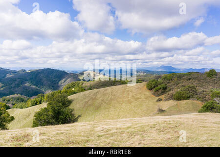 Landscape in Sugarloaf Ridge State Park, Sonoma County, California Stock Photo