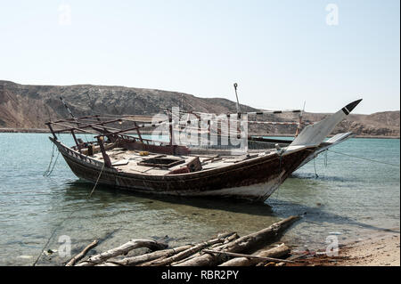 Fishing boats on the beach Stock Photo