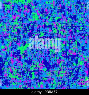 Fashion camo. Actual neon colors camouflage vector pattern. Seamless fabric design. Stock Vector