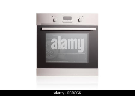 Studio shot of an electric oven isolated on white background Stock Photo