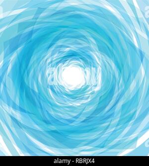 Abstract Blue Background with Waves and Water drop Stock Vector