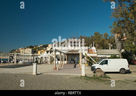 Parque - Balneario de Nuestra Señora del Carmen. Inaugurated in 1918. Málaga, Andalucia, Spain. Stock Photo