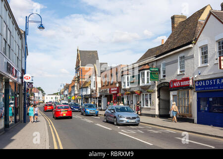 High Street, St Neots, Cambridgeshire, England, United Kingdom Stock Photo