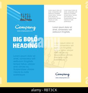 Abacus  Business Company Poster Template. with place for text and images. vector background Stock Vector