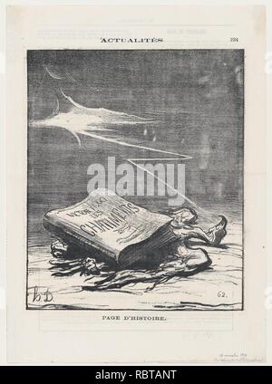 A page from history, from 'News of the day,' published in Le Charivari, November 16, 1870