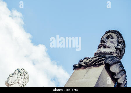 The Emperor heads outside the Oxford Sheldonian Theatre, Oxford - England. Stock Photo