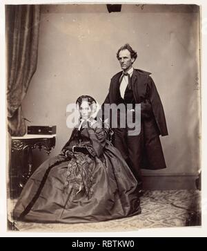 -Senator and Mrs. James Henry Lane- Stock Photo