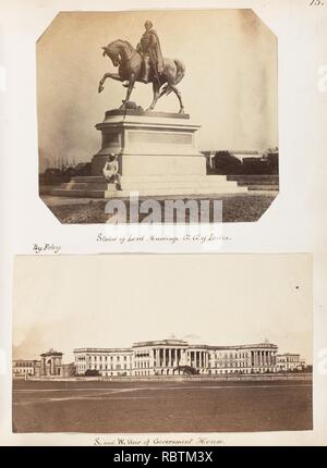 [Statue of Lord Hardinge, Governor General of India], 1858-61 Stock ...