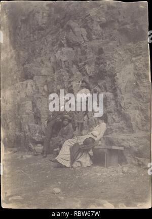 -William H. Macdowell and Margaret Eakins in Saltville (or Clinch Mountain), Virginia- Stock Photo