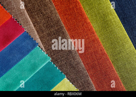 Expensive textile background in ideal colours on macro. Stock Photo