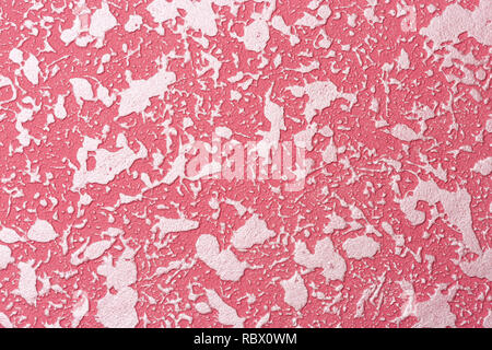 Abstract red plaster wall texture pastel. Background and texture. Stock Photo