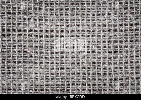 Rough canvas close up. Macro background and texture Stock Photo