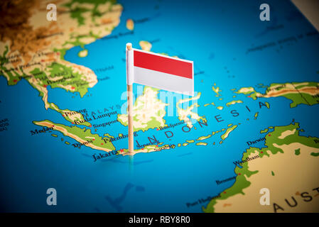 Indonesia Political Map Stock Vector Art & Illustration, Vector Image ...