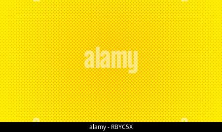 Pop Art background. Retro dotted background. Vector illustration. Halftone yellow pop art pattern. Stock Vector