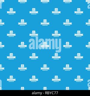 Orthopedic traumatology pattern vector seamless blue Stock Vector